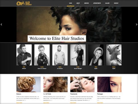 Website with SEO for Hair Salon