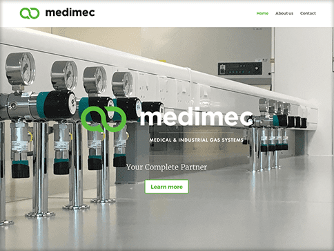 Web Design with SEO Medical Sales Company