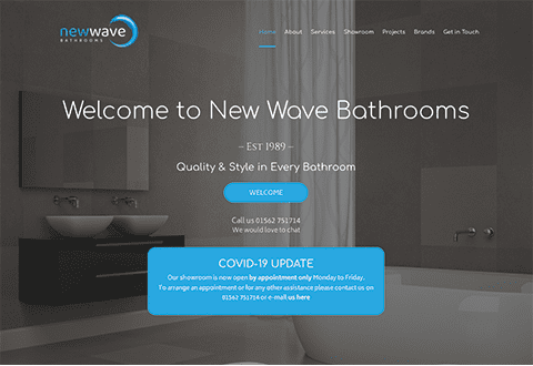 Bathroom Installation Website Design