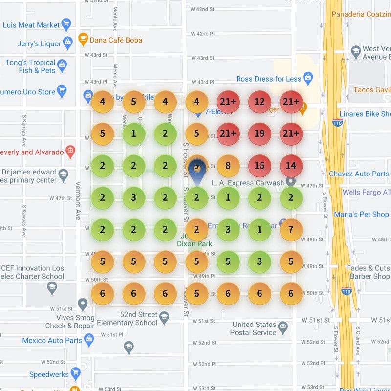 Local Search Grid Reveals